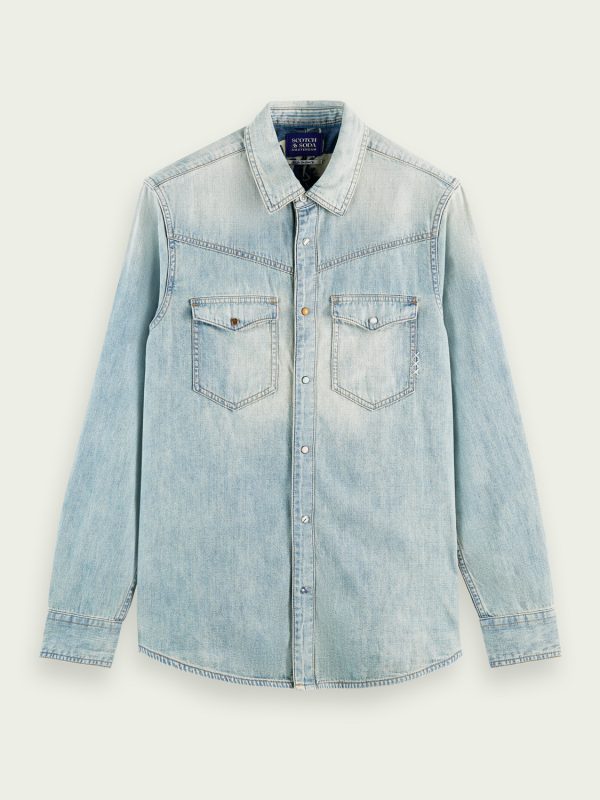 SCOTCH AND SODA Iconic regular-fit western shirt - Image 3