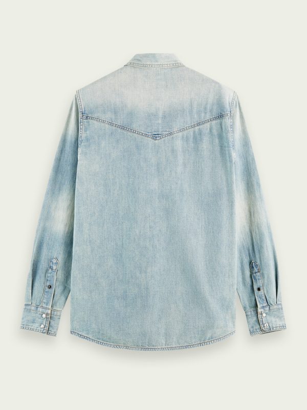 SCOTCH AND SODA Iconic regular-fit western shirt - Image 4