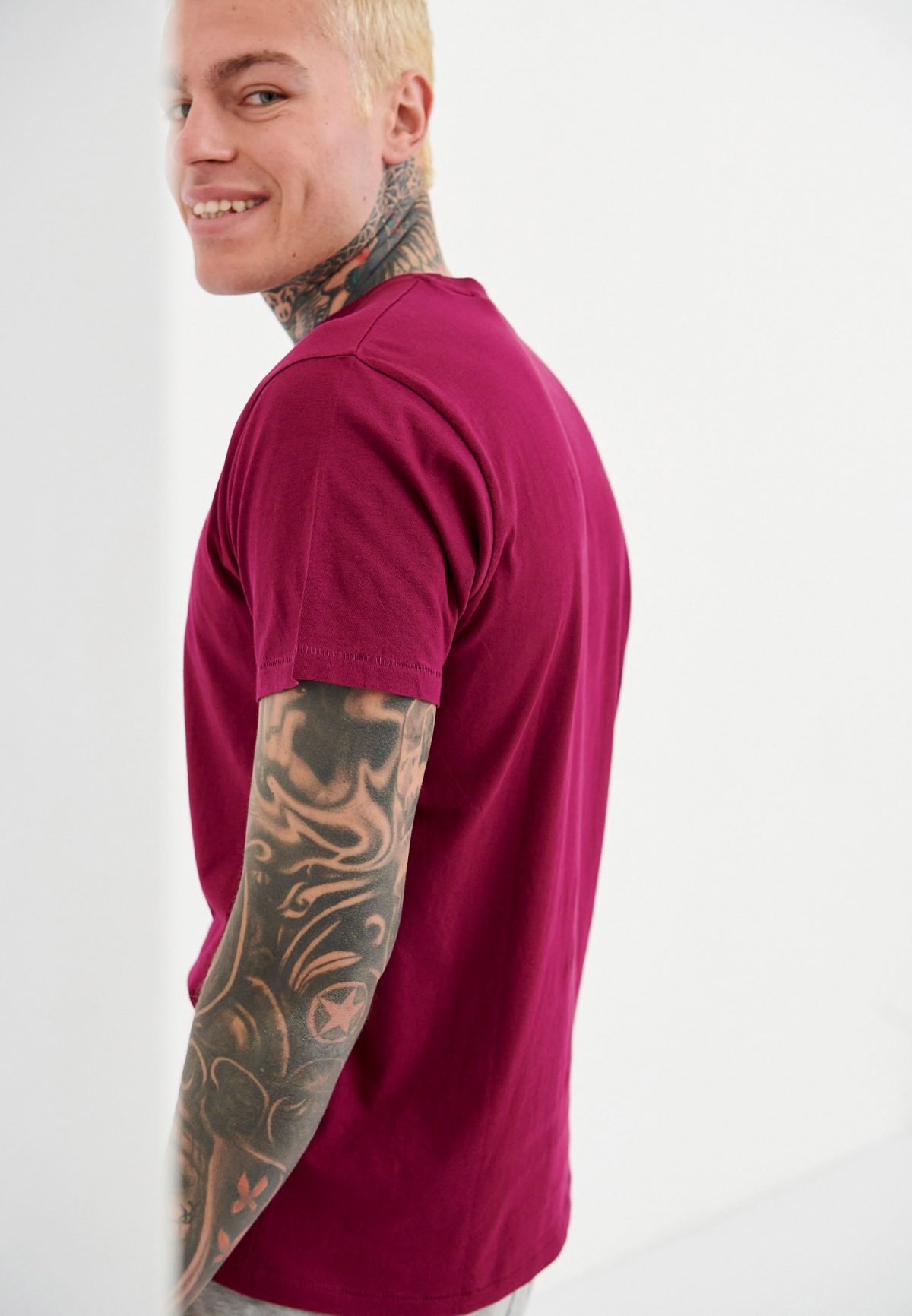 FUNKY BUDDHA Essential t-shirt με λαιμόκοψη - Image 5