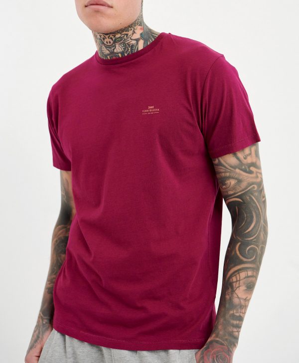FUNKY BUDDHA Essential t-shirt με λαιμόκοψη