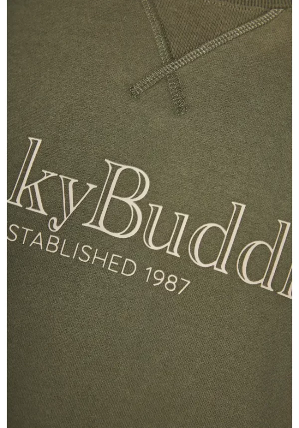 FUNKY BUDDHA Φούτερ με branded τύπωμα στο στήθος - Image 2