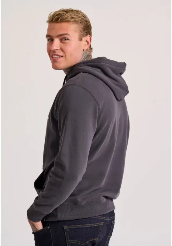 FUNKY BUDDHA Relaxed fit φούτερ με κέντημα στο στήθος - Image 6
