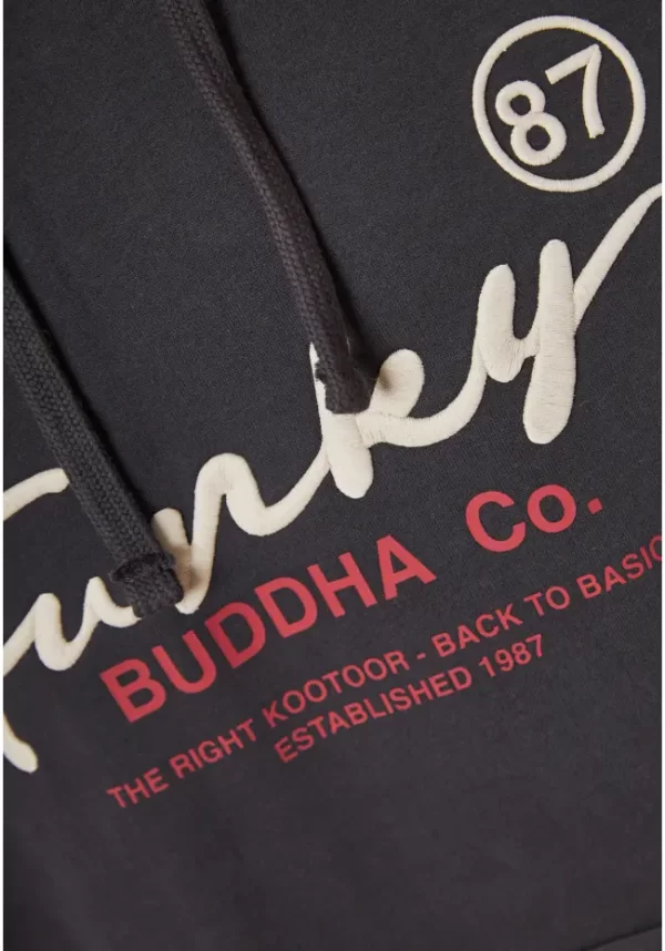 FUNKY BUDDHA Relaxed fit φούτερ με κέντημα στο στήθος - Image 4